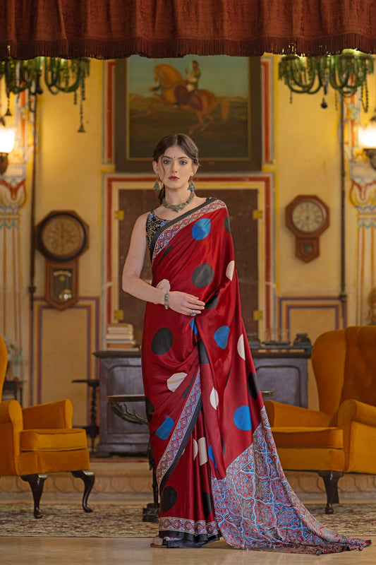 Mohar Ember Saree