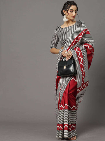 Bhagalpuri Silk Printed Saree